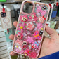 iPhone 11 Junk Phone Case Light Pink Charms