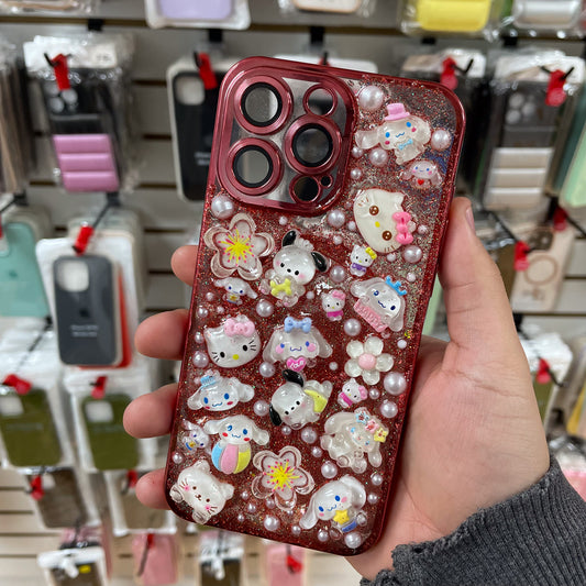 iPhone 16 Pro Max Junk Phone Case White Charms