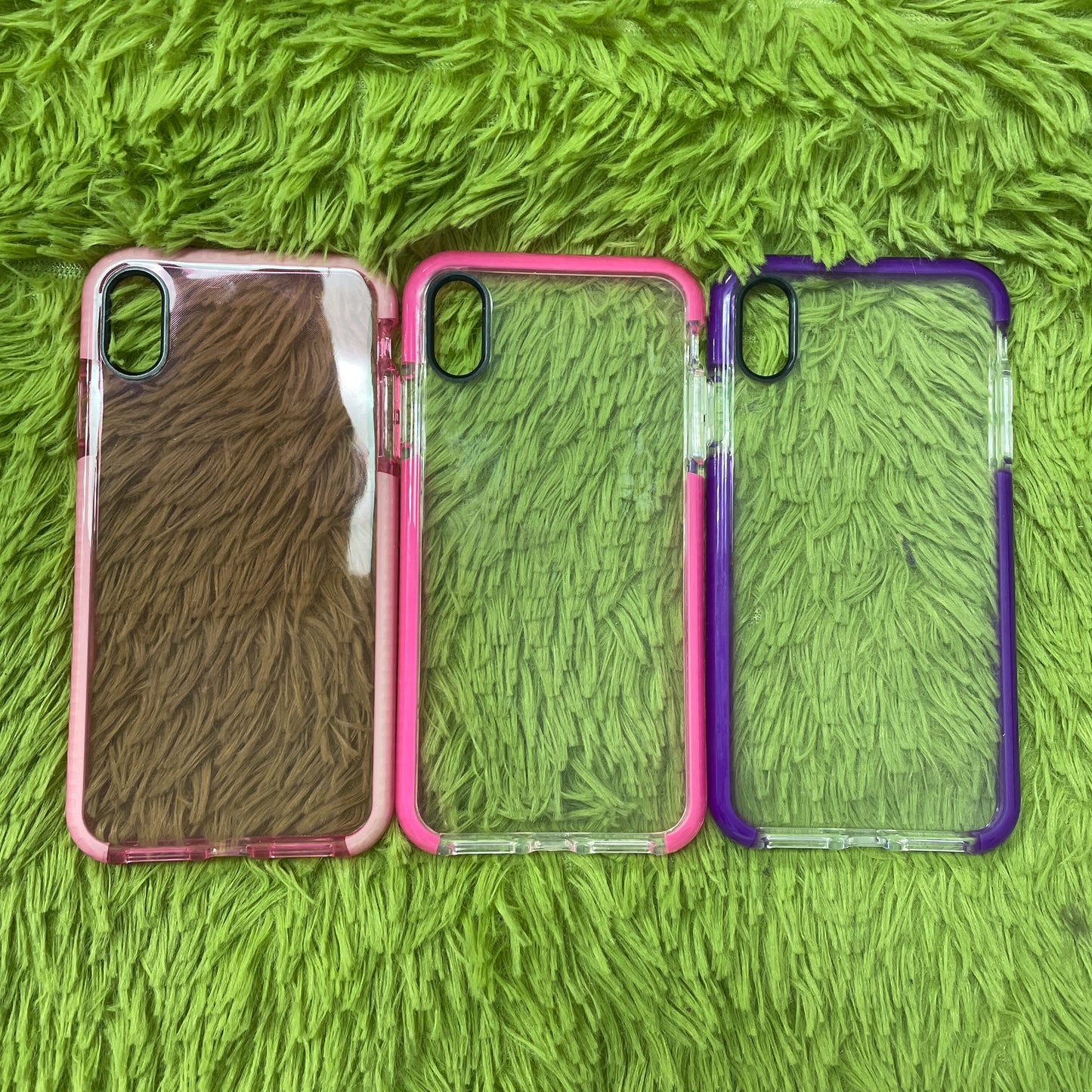 iPhone XS Max Clear Colorful Border Case