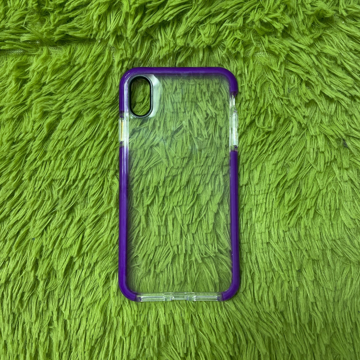 iPhone XS Max Clear Colorful Border Case