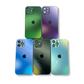 iPhone 12 Pro Max Rainbow Glass Case w/ Camera Lens Protector