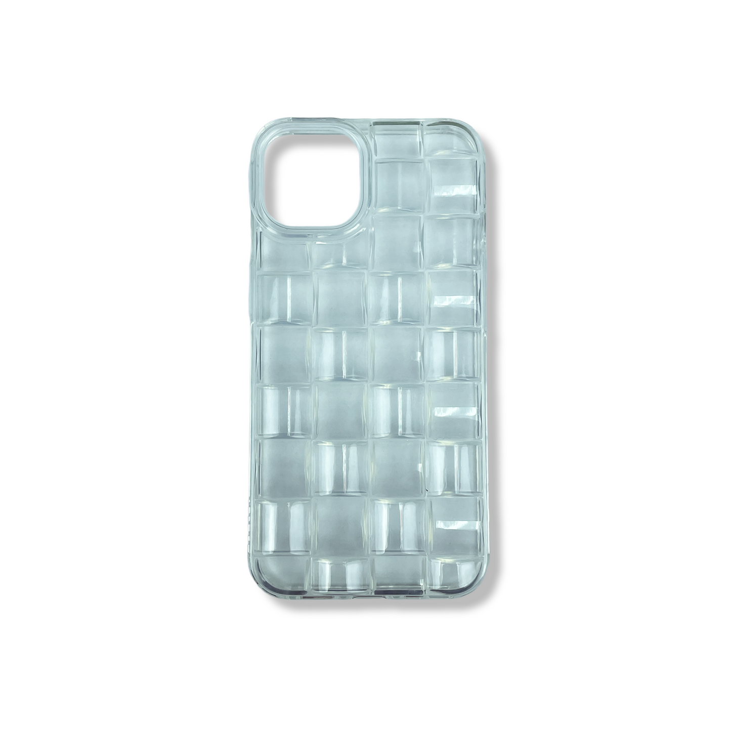 Clear Weave Pattern iPhone Case