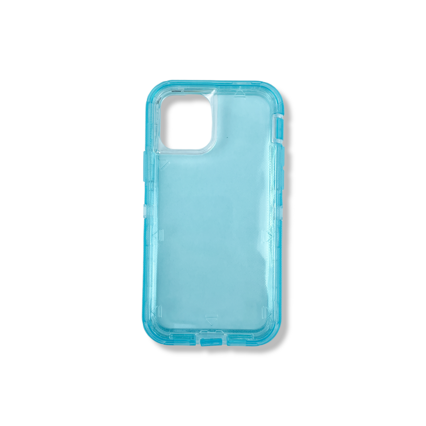 Colorful Heavy Duty Clear iPhone Case